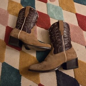 Tecovas Black and Brown Sole Cowboy Boots